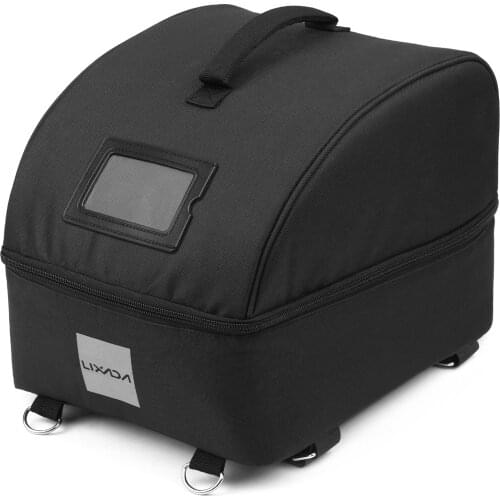 LIXADA Bicycle Bags Large Capacity Waterproof Cycling Bag Mountain Bike Saddle Rack Trunk Bags Luggage Carrier Bike Bag