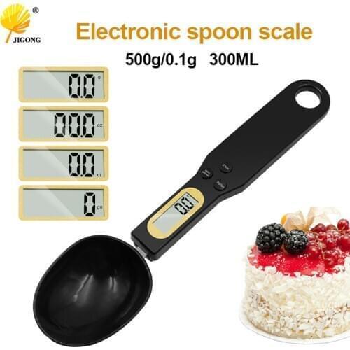 500g 0.1g Digital Precise Measuring Spoons Electronic LCD Digital Spoon Weight Volumn Food Scale Gram Mini Kitchen Scale