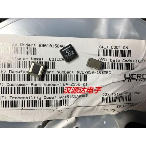 XCL7050-102MEC C102 1UH 20% 23.1A 7X7X5MM one high-current inductors
