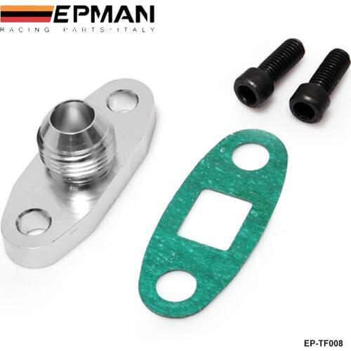 Billet Turbo Oil Drain Return Flange 10AN Garrett GT28 GT30 GT35 M8 Hole EP-TF008