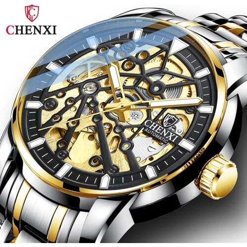 2021 Fashion Men Automatic Mechanical Watch Swiss Movement Sapphire Glass Sports Watches Steel Waterproof Business Wristwatch