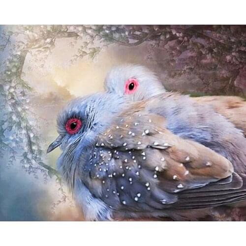5D Diamond Art Painting Animals Horse Diamond Mosaic Birds DIY Full Round Diamond Embroidery Cross Stitch Rhinestone Kits Gift