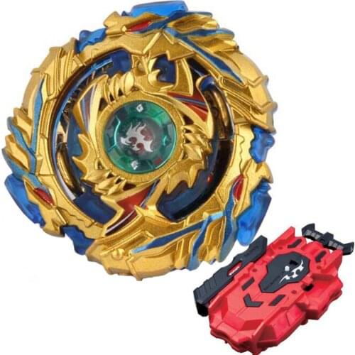 B-X TOUPIE BURST BEYBLADE Spinning Top Superking Sparking Starter Set Gold B79 Drain Fafnir B97 Luinor String Bey Launcher NEW