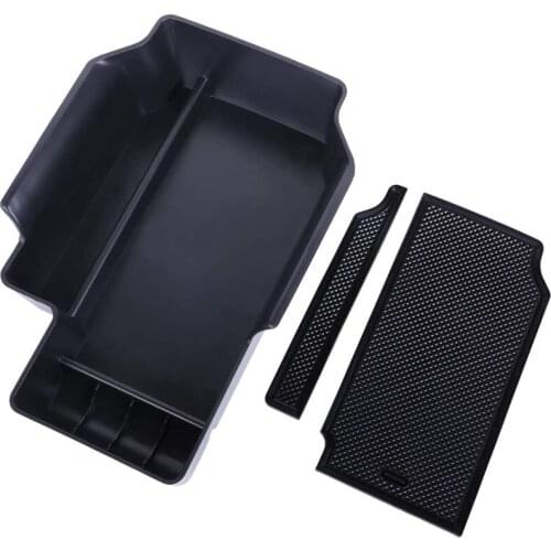 For Chevrolet GMC Colorado Canyon 2015-2021 Car Center Console Organizer Tray Armrest Cubby Drawer Storage Box