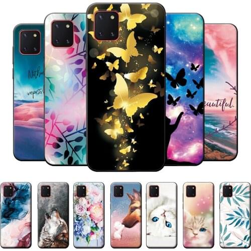 For Samsung Note Lite Cases Note10 Lite Case Back Cover For Samsung Galaxy Note 10 Lite Soft silicone TPU Bumper Phone Shell