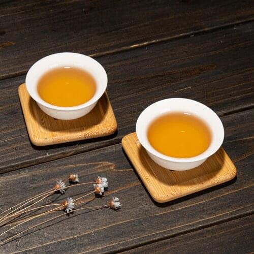 Durable Wood Coasters Placemats Square Heat Resistant Drink Mat Table Tea Teapot Coffee Cup Pad Non-slip cup Mat Insulation Pad
