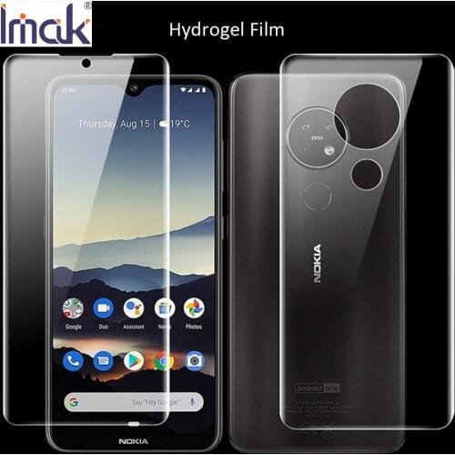 Imak Hydrogel Film For Nokia 7.2 6.2 Rear Front Back Screen Protective Transparent oleophobic