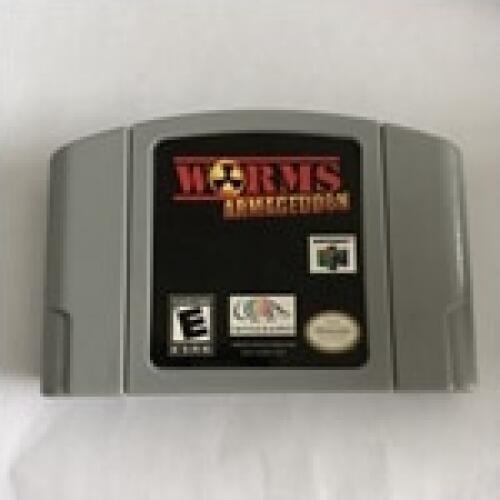 Worms Armageddon USA Version 64Bit Game Cartridge
