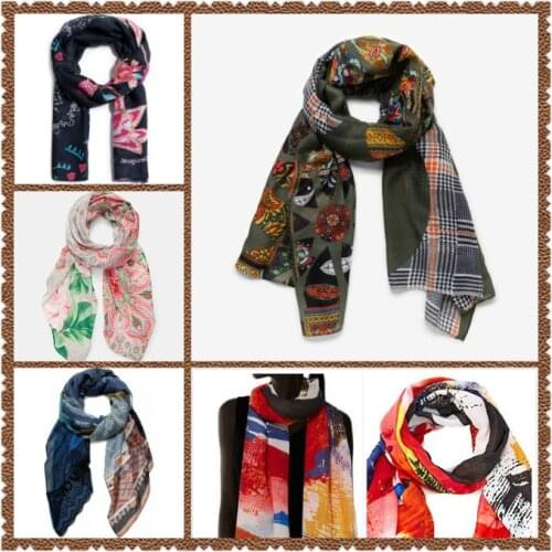 Spanish Summer Travel Fashion Scarf Shawl (4)