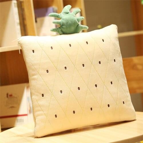 Cartoon Car Cushion Dual-use Summer Office Multi-functional Air Conditioner Quilt Pillow Car Lumbar Pillow Birthday Gifts