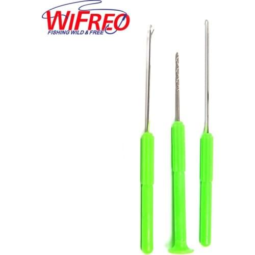 One Set 3PCS Carp Fishing Rigging Tool Boilie Needle Drill Hook Rig Making Kits Fishing Accessory for Fishing Bait