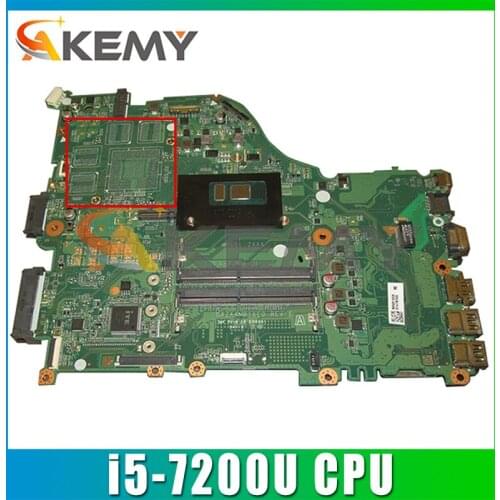 NBGE611002 NBGD311006 For ACER E5-575 F5-573 E5-575G Laptop Motherboard DAZAAMB16E0 MB With i5-7200U DDR4 100% Fully Tested