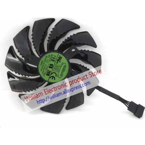 New Original for Gigabyte GTX 1070 GTX 1060 WINDFORCE OC 8G Graphics card cooling fan T129215SU DC12V 0.50A