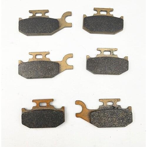 Motorcycle Front Rear Brake Pads sets For ATV Can Am BRP Outlander 400 500 650 800 2007-2014 Renegade 500 800 2007-2011
