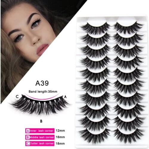 Lashes Maquiagem 3D Mink Lashes Natural Eyelashes Dramatic False Eyelashes Faux Cils Wholesale Fake Eyelash Extension Makeup