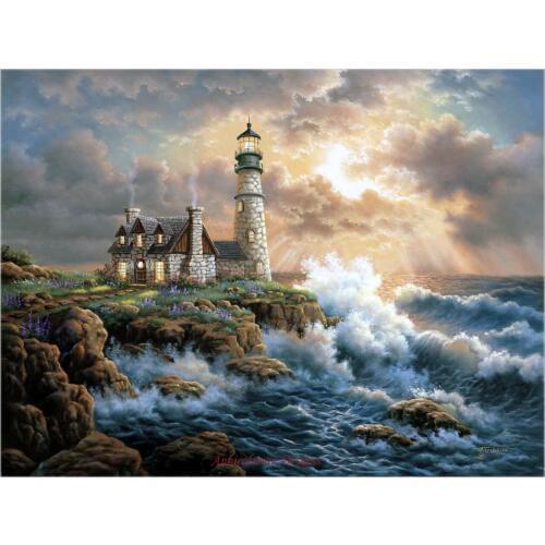 Needlework for embroidery DIY DMC High Quality - Counted Cross Stitch Kits 14 ct Oil painting - Guardian of Light