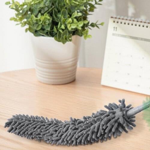Chenille Microfiber Retractable Multifunctional Cleaning Feather Duster with Extension Pole Car Cleaning Dusting Duster