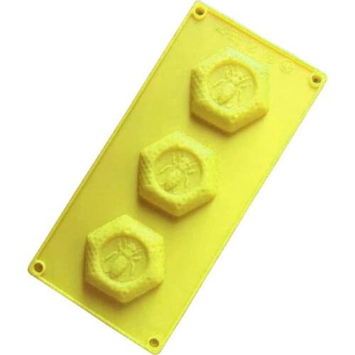 3 Even Bees Silicone Cake Mold Rice Cake Mold XG235