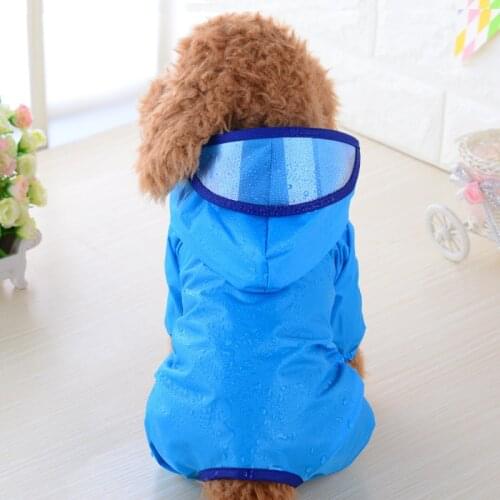 Dog Raincoat Dog Raincoat Waterproof Hoodie Jumpsuit for Dogs Clothes for Pets Raining Coat Dogs Rain Proof Clothes Plus Size