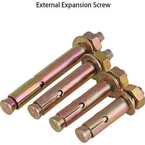 External Expansion Screw Expansion Bolt Tension Explosion Screw Explosion Screw M14 M16 M20 2Pcs