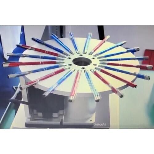 HJZ Fiber Laser Engraving Machine with Rotary for Bulk Pens