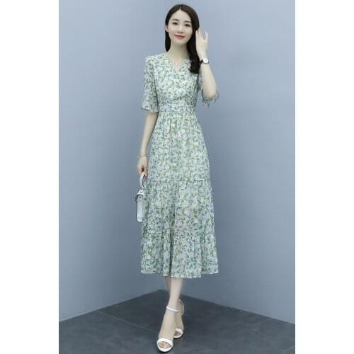 WWENN Summer Chiffon Dresses