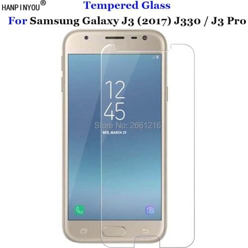 For Samsung J3 2017 J330 Tempered Glass 9H 2.5D Premium Screen Protector Film For Samsung Galaxy J3 (2017) / J3 Pro J330 5.0"