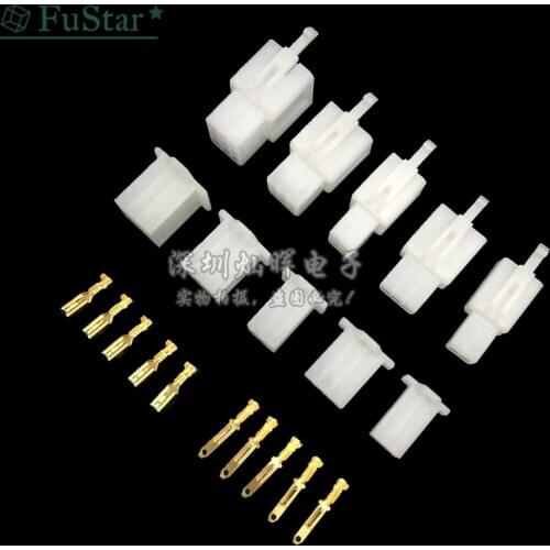 10 set 20pcs/lot 2.8mm 2/3/4/6/9 pin Automotive electrical wire auto/car 2.8 Connector for E-Bike Automobile Motorcycle etc Auto