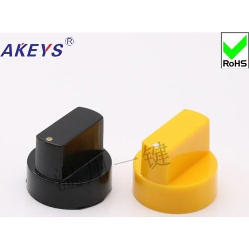 10 pcs KND21-17 gear rotation switch one-character small hat CNC machine tool CNC shaft selection switch knob hat