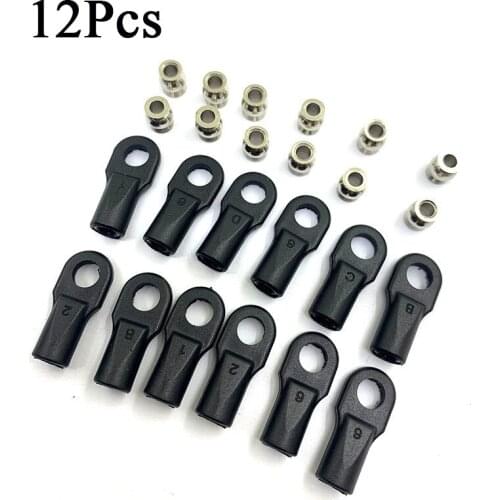 12Pcs Rod End Link Linkage Balls Joint Head for 1/10 RC Car Crawler Axial TRAXXA