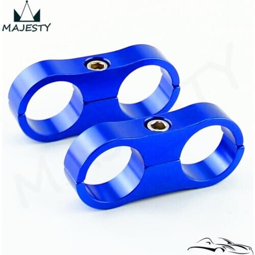 2PCS AN12 BRAIDED FUEL OIL WATER HOSE LINE SEPARATOR 24MM 15/16" 12AN