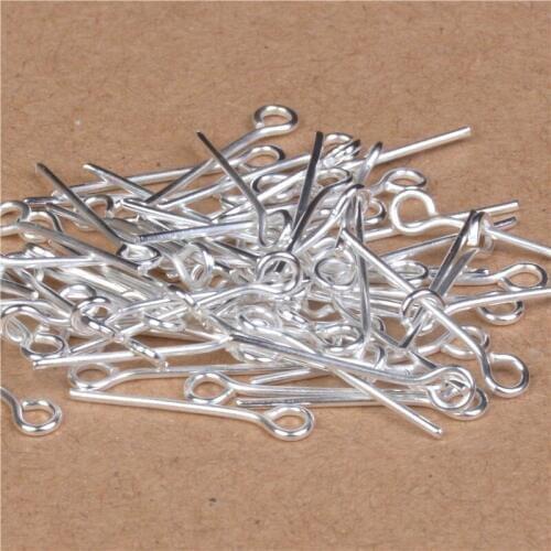 200Pcs/lot Gold Silver Gunblack 9 Shape Eye Pins Findings For Jewelry Making Fabrication DIY Jewelry Accessories Free Shipping