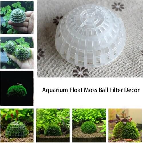 Aquarium Fish Tank DIY Aquarium Tank Media Moss Ball Filter Decor For Live Plant Aquatic Decorations Pet Decorations Ornament