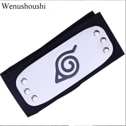 Anime naruto headband cosplay Accessories women men cool costume jewelry Logo of Muye Village Japan fj022