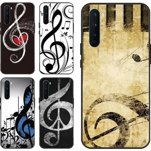 Music Note Case For OnePlus Nord 7T 7 8 Pro For Realme 6 7 Pro C3 XT X2 X7 OPPO Reno4 Pro Coque