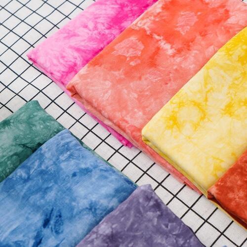 Rayon Cotton Fabric In Bandhnu For Sewing Dress Designer Fabric With Pendant Feeling 50x140cm/Piece TJ0200