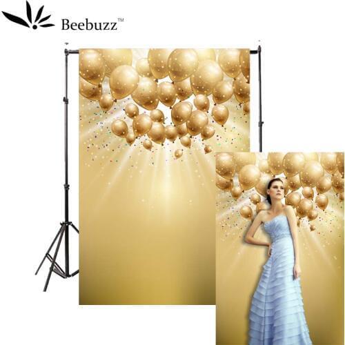 Golden luxury atmosphere fantasy birthday holiday background photography studio photophone Party celebration photo shoot