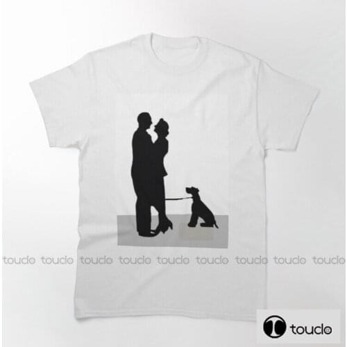 New The Thin Man Unisex Black Tshirt Men T Shirt Retro Graphic T Shirts 100% Cotton T-Shirt Man Woman Tees Tops