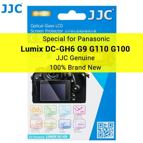 JJC Anti-Scratch Tempered Glass Camera Guard Film Screen Protector for Panasonic DC-G100 G110 DC-G9 0.01" Ultra-Thin