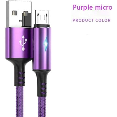 5A Breathing light USB C Cable Quick Charge 3.0 4.0 For Xiaomi Samsung Huawei P30 Mobile Phone Super Fast Charging USB C Cable