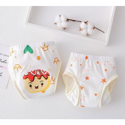 Reusable Washable Infants Nappies Cloth Diaper Cotton Baby Training Pants Panties for Children Underwear Toddler Potty Panties