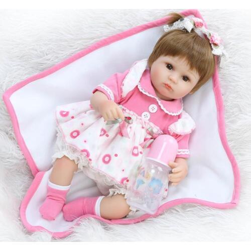 Soft Silica gel Doll 27cm Appease reborn lifelike baby dolls silicone Reborn Emulation dolls Christmas play house toy gifts