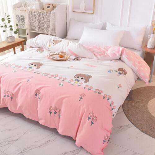 2021 new 1pc Kawaii beutiful Duvet Cover Cheap Blanket Comforter Quilt Case with Zipper Twin full Queen King Size good quality