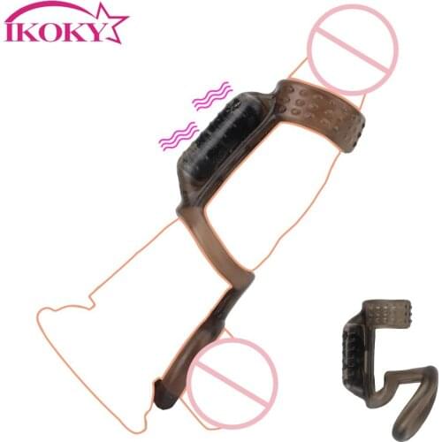 Single Speed Sex Shop Cock Rings Delay Ejaculation Male Penis Vibrating Ring Sex Toys for Men Adult Products Dildo Vibrator