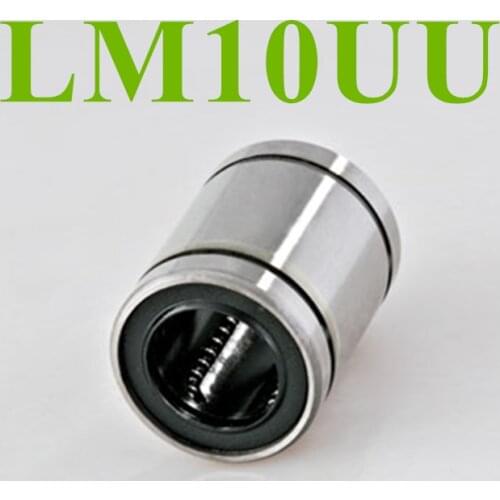 RDBB 10 pcs LM10UU/LB10UU Linear Bearing 10x19x29 mm, 10mm Caliber Standard linear bearings for power tool parts