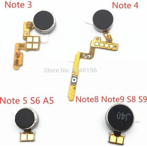 1pcs Vibrator Buzzer Vibration Motor Flex Cable For Samsung Galaxy Note 3 4 5 S6 A5 Note 8 Note 9 S8 S9 N7100 N900 N9005 N910 N920 Replacement Parts