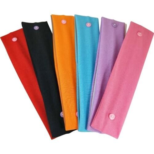 Comfortable Yoga Headband Pure Milk Silk Sports Elastic Football Running Sweatband for Household Yoga Sporting Supply