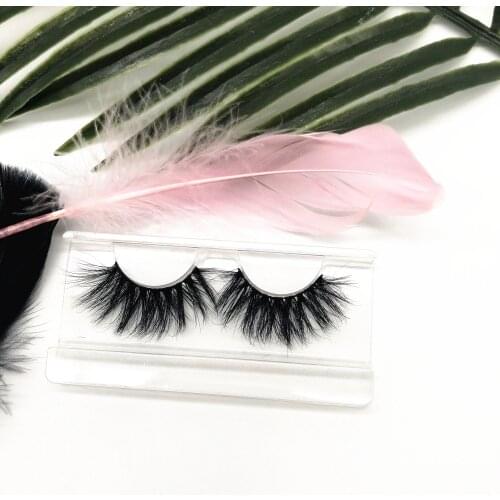 25 MM Mink Eyelashes Hand Made Crisscross False Eyelashes Free Dramatic 3D Mink Lashes