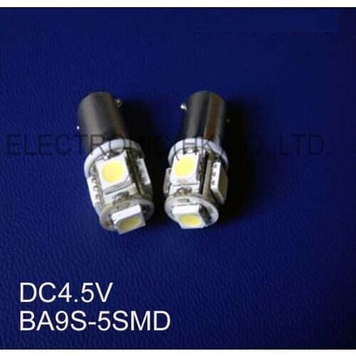 High quality DC4.5V BA9s,T4w Lights 5V,T11 Led Bulb,1815 1895 BAX9s Led Warning Signal,4.5V Indicator Lamp free shipping 5pc/lot