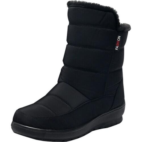 Women Boots 2020 Fashion Waterproof Snow Boots For Winter Shoes Women Casual Lightweight Ankle Botas Mujer Warm Winter Boots